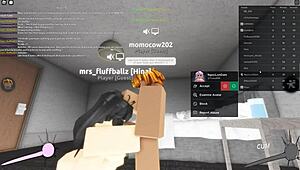 in roblox porn, this whore gets blowjob, bent over doggystyle, cowgirl riding on monster big black cock