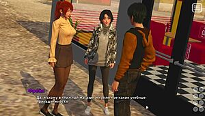 my bully lover gameplay with student slut in dress part 20