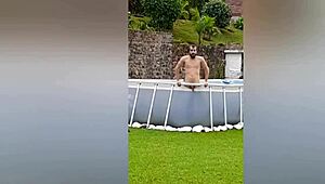 Unbelievable! My Neighbor Recorded Me Naked at My Farm, So I Took Her Inside and Filled Her with Cum!