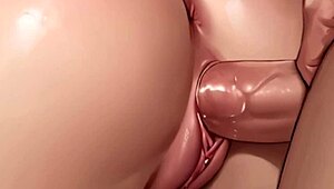 मैं nympho हूं, हर रात wild 3D anime में huge monster लंड चाहती