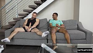 Hey, you gotta see this hot interracial gay BBC action with Ricky Larkin and Bucky Wright!