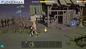 Follow the wild journey in Fuckerman Ero Ring 0.1 with rough anal and big tits riding hard. Scandinavian hentai action unfolds in every scene.