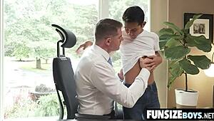 massive cock doctor impales latin twink bareback, wanna see the funsize action?