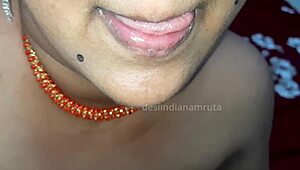 indian desi cute beautiful caretaker performs blowjob, masturbation, and cumshot for her owner.