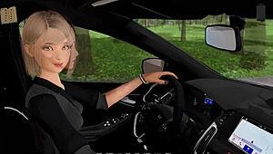 3D Hentai Scene with Big Tits and Huge Cock Cumshot