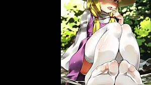 Anime feet jerk off challenge part 3 from your anime addiction