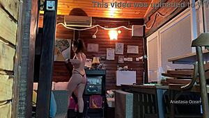 I met the delivery guy naked and let him touch my boobs outside.