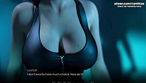 Wow, check this depraved awakening threesome with stepdad, teen redhead, and blonde friend! 😍