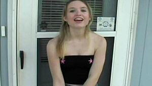 Come help me look for easter eggs out back, babe flashing thong and panties upskirt.