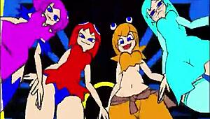 Pacman Ghost Girls Perform Dance