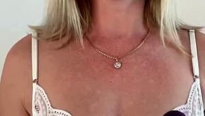 Petite blonde sohimi masturbates pussy with new vacuum vibrator