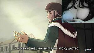 Demon girl dominates in cursed prince hentai by Derpixon