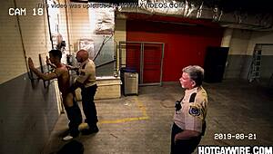 Two Inmates Caught Screwing Around in Office - Suggestive Hint