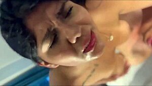 Latina girl dumped, turns into wild whore for revenge on the street