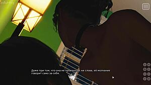 teen japanese lover faces bully in steamy anime gameplay