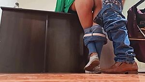 camara escondida catches nataly delpech banging hard at work! 😲