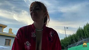 busty latina sucks cock in pool while friend watches