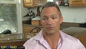 Does the black teen stepdaughter enjoy doggystyle?