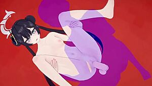 ryuuge kisaki and asagiri suou intense sex