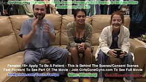 Watch Clov Angel Santana's First Gyno Exam on Hidden Cam!