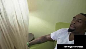 Hot pale inked chloe carter gets her pussy fucked by bbc rome major