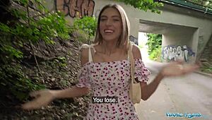 Public Agent Bangs Hot Babe with Cute Ass Outdoors