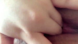 Horny Thai teen stretches her tight pussy while dancing in public!