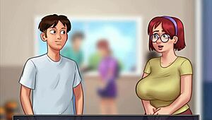 Hey, Summertime Saga Part 2 Gameplay with Hot Teacher Action!