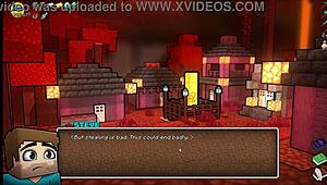 हॉर्नीक्राफ्ट पैरोडी हentai गेम में मोटा लंड वाला पिगलिन हैपी एंडिंग