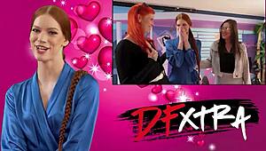 Sad Blondie Railed Hard by Bestie and 8 Huge Cocks