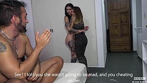 caught my hubby banging my bestie in wild ffm threesome