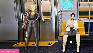 Just a casual MASTURBATION session on the way back HOME from school