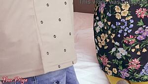 Stepbro and priya share a romantic moment with wet panties and passionate fucking.