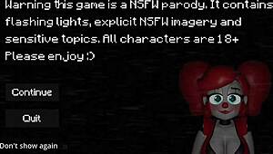 entering the circus baby's nightclub with thick animatronics in five lustful nights featuring gumi