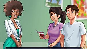 Hey, Summertime Saga Part 2 Gameplay with Hot Teacher Action!