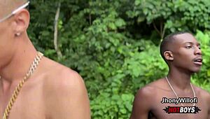 what’s hotter than muscular black guys in bareback action at the beach? part 2!