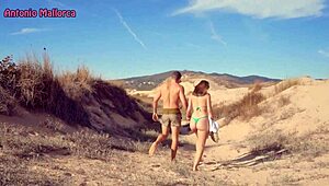 Man, this hot Portuguese bubble butt got picked up at the beach!