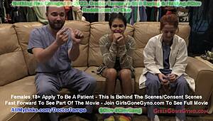 Watch Clov Angel Santana's First Gyno Exam on Hidden Cam!