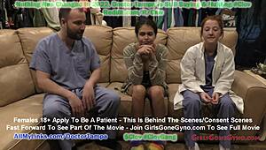 Watch Clov Angel Santana's First Gyno Exam on Hidden Cam!