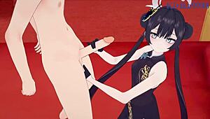 ryuuge kisaki and asagiri suou intense sex