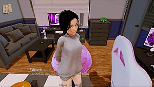 Harem hotel game features sexy anime characters with big tits in revealing outfits