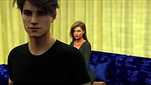 My hot stepmom help me cum hard first time 😊