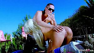 i can’t resist seducing for rough outdoor spandex fuck!