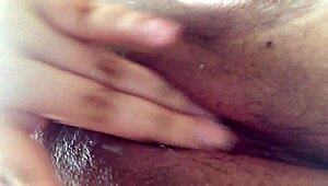 Horny Thai teen stretches her tight pussy while dancing in public!