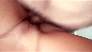 apartment owner spills on my wife on the sofa and she craves more.