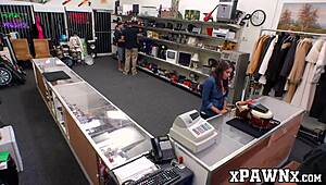 Pawnee Babe Kitty Catherine Nailed Hard in Back Office