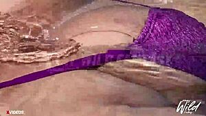 Busty Filipina Shows Her Big Breasts At The Pool