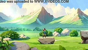 Check out this horny orc face-sitting a lucky boy in the game! 😈