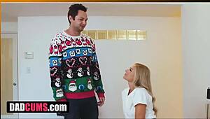 yo, stepdaughter’s hooked on stepdad’s thanksgiving bareback gift