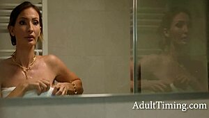 gorgeous 50yo milf ass fucked hard in locker room